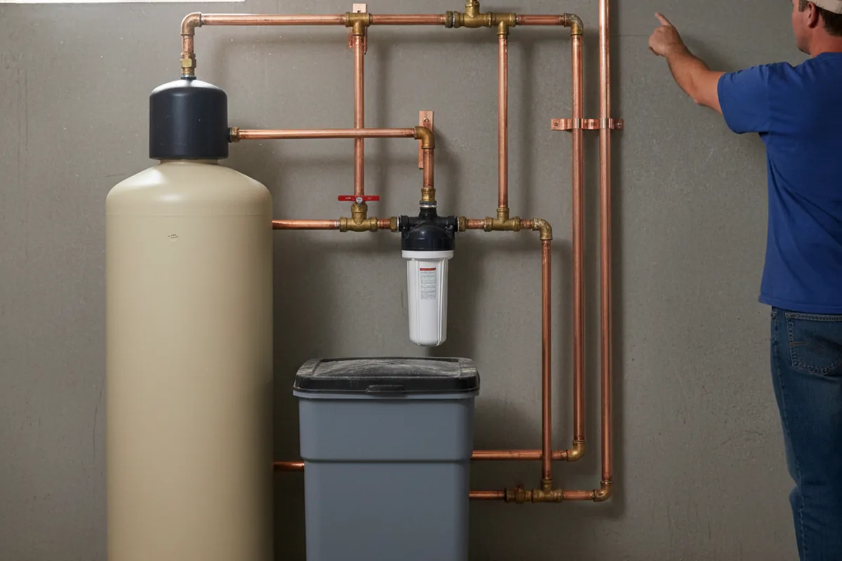 Whole-house water treatment system installed in Folsom
